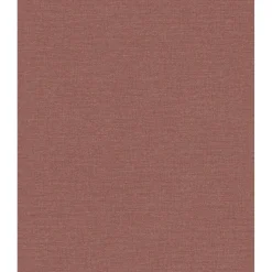 Dutch Wallcoverings Vliesbehang Linen & Textures uni - rood - 10,05m x 53cm