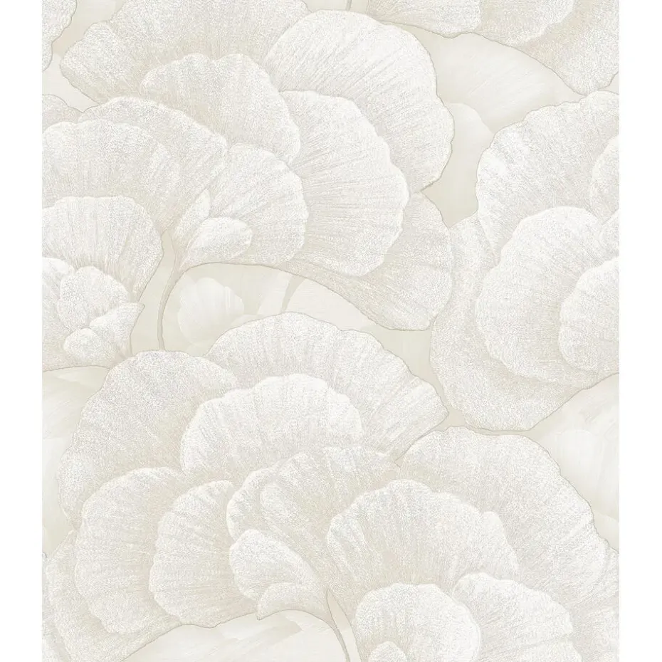Dutch Wallcoverings Vliesbehang Renaissance blossom - wit - 10,05m x 53cm