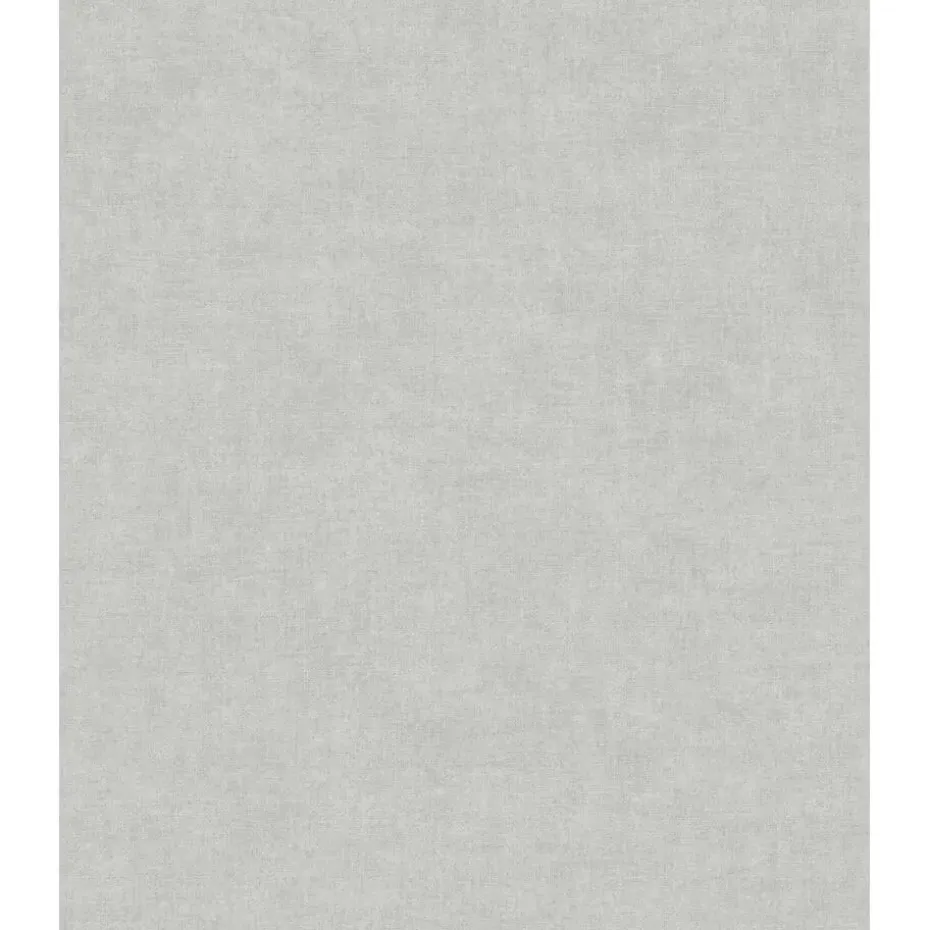 Dutch Wallcoverings Vliesbehang Linen & Textures uni - grijs - 10,05m x 53cm