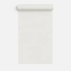 Dutch Wallcoverings Vliesbehang Linen & Textures uni - offwhite - 10,05m x 53cm