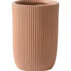 EANTIO - Bloempot - 25 x 25 x 38 cm - Bruin - Kleivezels