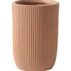 EANTIO - Bloempot - 37 x 37 x 56 cm - Bruin - Kleivezels