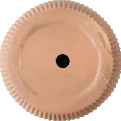 EANTIO - Bloempot - 37 x 37 x 56 cm - Bruin - Kleivezels