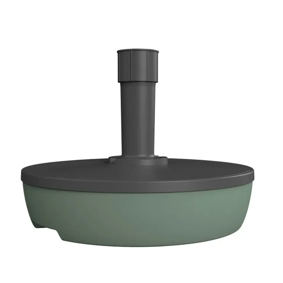 EDA Parasolvoet Rattan - rond - groen - D45 cm - 20 liter