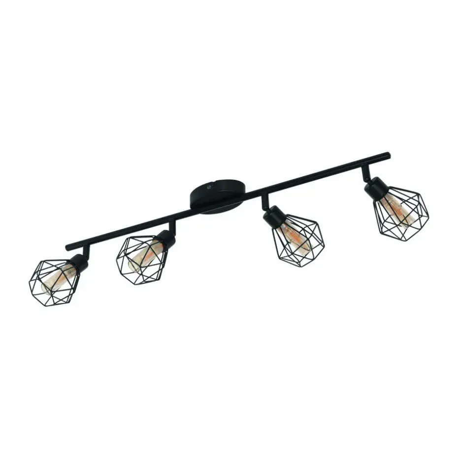 EDI light Zapata 1 Opbouwspot - 4 lichts - G9 - Glas - Amber