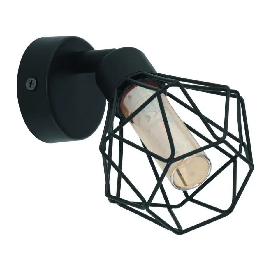 EDI light Zapata 1 Opbouwspot - 1 lichts - G9 - Glas - Amber