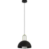 EDI lightCalmaneraHanglamp-E27-Ø32,5cm-Zwart/Geelkoper