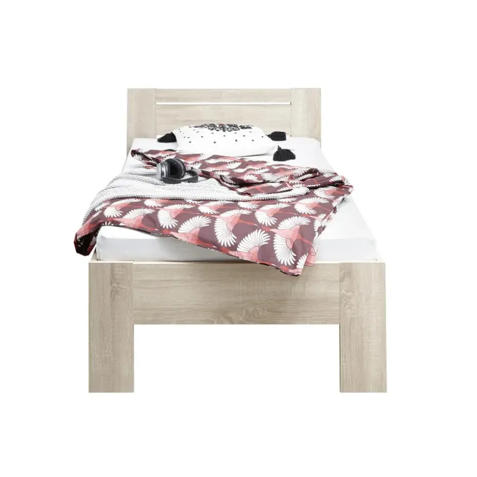 Eenpersoonsbed Sartre 90x200 - eik