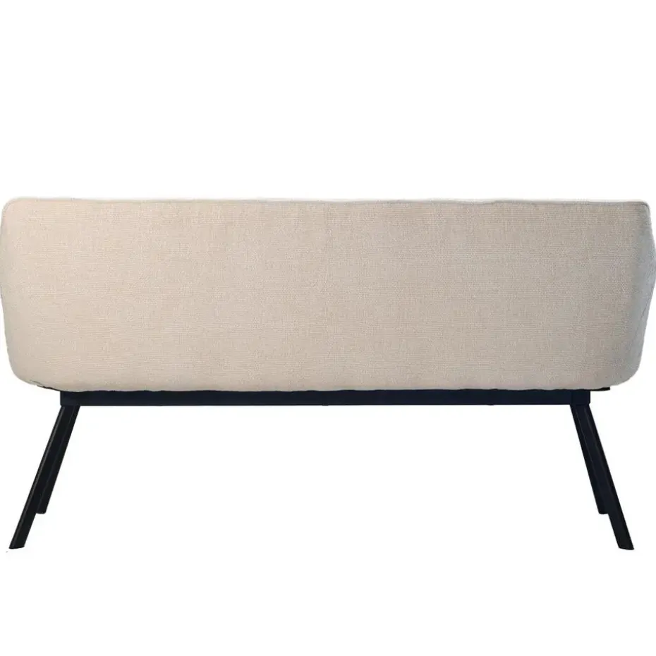 Eetkamerbank Rechthoek - Beige Stof - 160x60x88cm - Taylor