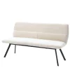 Eetkamerbank Rechthoek - Beige Stof - 160x60x88cm - Harper