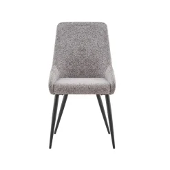 Eetkamerstoelen set van 2 - Oscar - Bruin - Stof