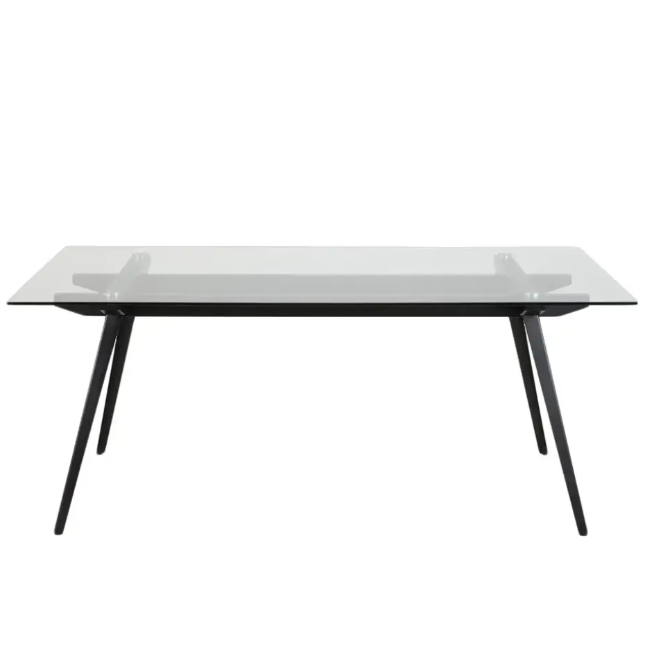 Eetkamertafel Billum - transparant - 90x180x75 cm