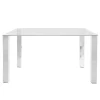 Eetkamertafel Vandel - transparant - 90x140x75 cm
