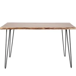 Eettafel Acaciahout 130x70x77cm - Tafel Edge