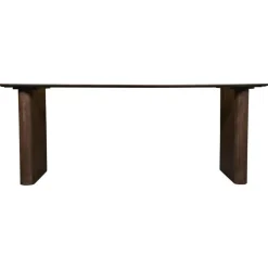 Eettafel Deens Ovaal - Donkerbruin Mangohout - 200x100x75cm - Dai