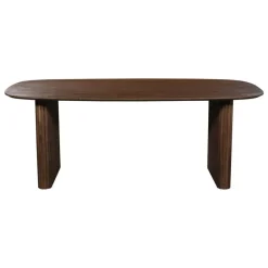 Eettafel Deens Ovaal - Donkerbruin Mangohout - 200x100x75cm - Dai