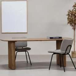 Eettafel Deens Ovaal - Naturel Mangohout - 200x100x75cm - Dai