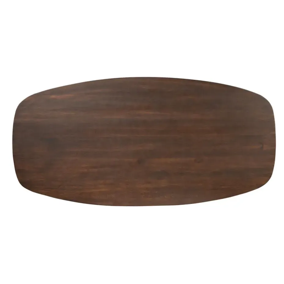 Eettafel Deens Ovaal Bruin Hout - 280x120x76cm - Ferris