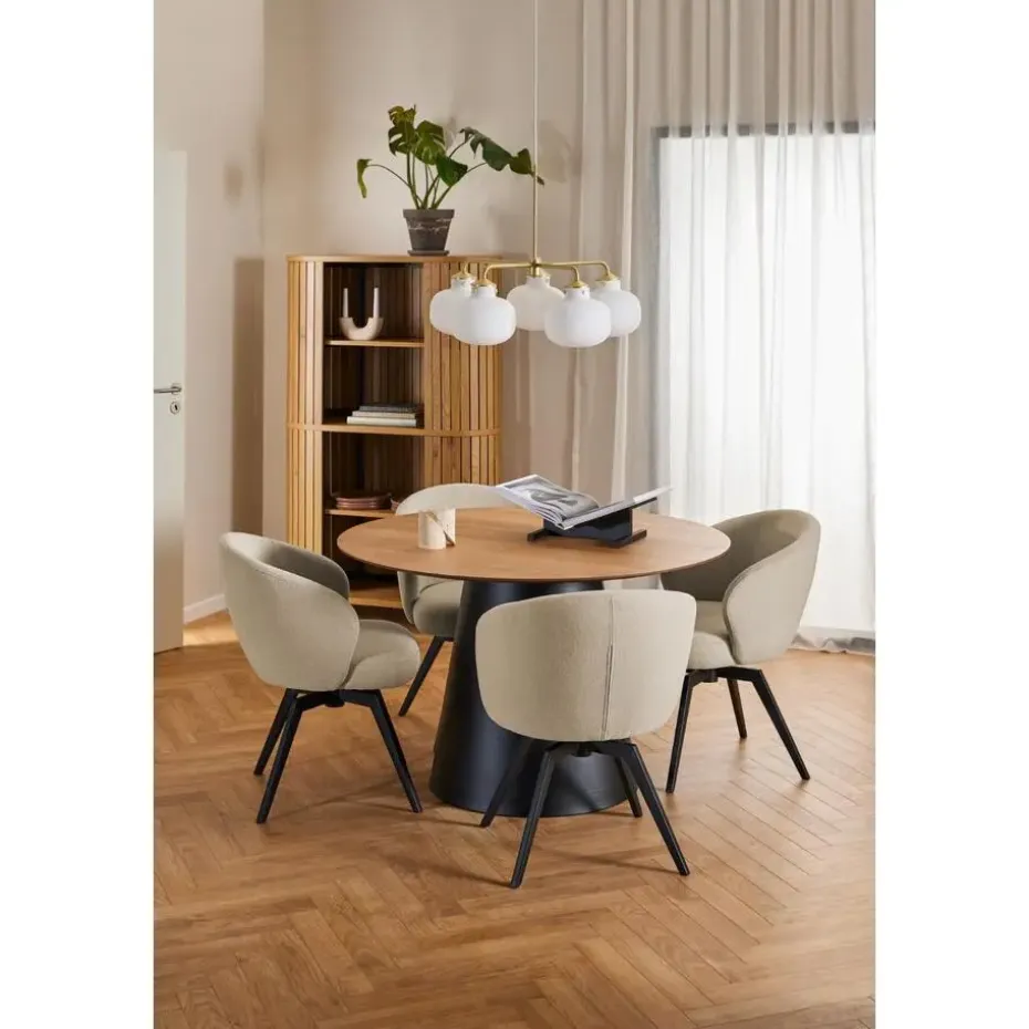 Eettafel Eiken Naturel - Rond 120x120x75cm - Skagen
