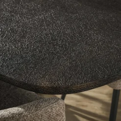 Eettafel Grijs Staal - 180x90x77cm - Metallic