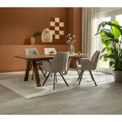 Eettafel Mandy - mangohout - 75x200x94cm