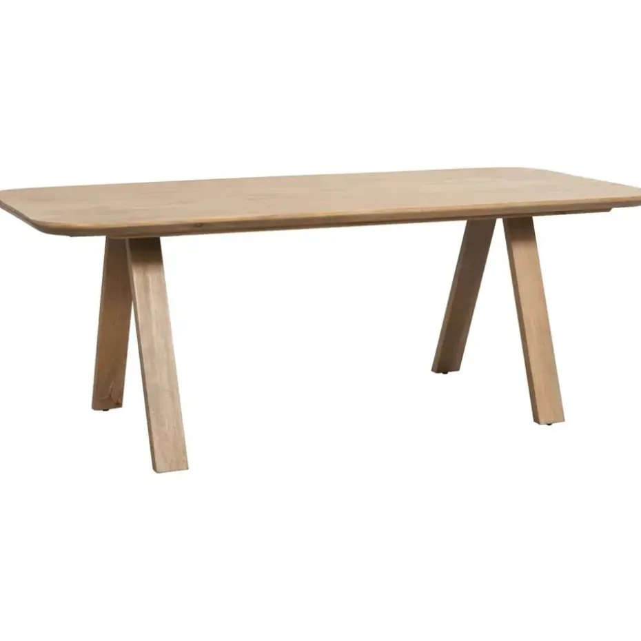 Eettafel Mandy - mangohout - 75x180x92cm