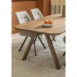 Eettafel Mandy - mangohout - 75x180x92cm