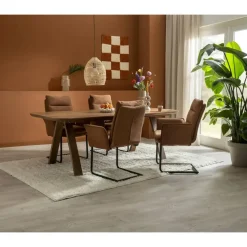 Eettafel Mandy - mangohout - 75x180x92cm