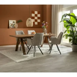 Eettafel Mandy - mangohout - 75x180x92cm
