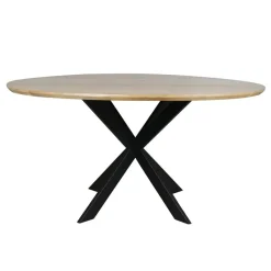 Eettafel Naturel Hout - 110x110x76cm - Ferris