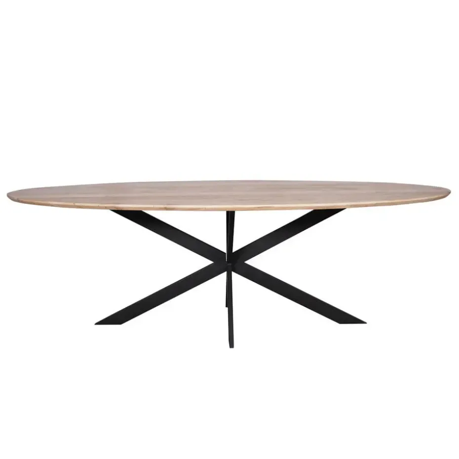 Eettafel Naturel Hout - 240x110x76cm - Ferris