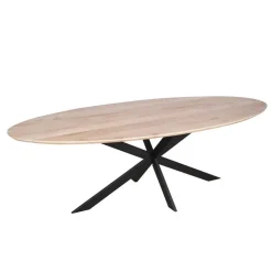 Eettafel Naturel Hout - 240x110x76cm - Ferris