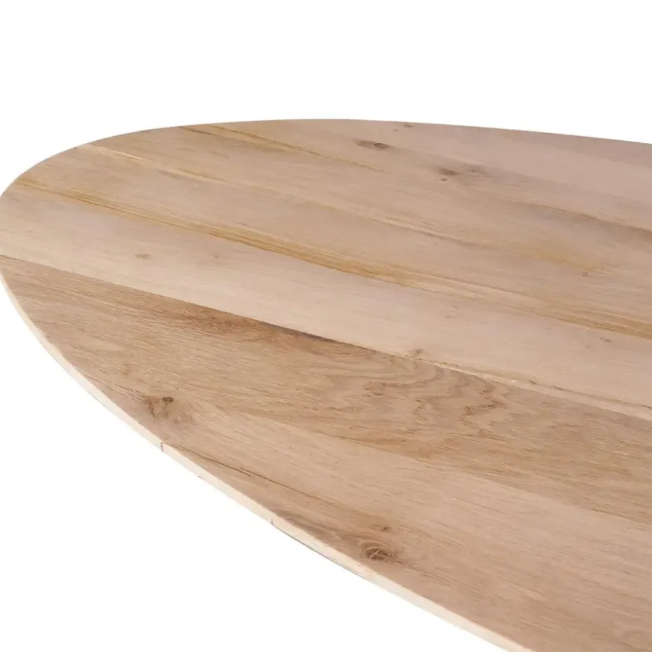 Eettafel Naturel Hout - 240x110x76cm - Ferris