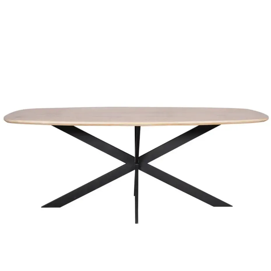 Eettafel Naturel Hout - 200x100x76cm - Ferris