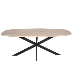 Eettafel Naturel Hout - 200x100x76cm - Ferris