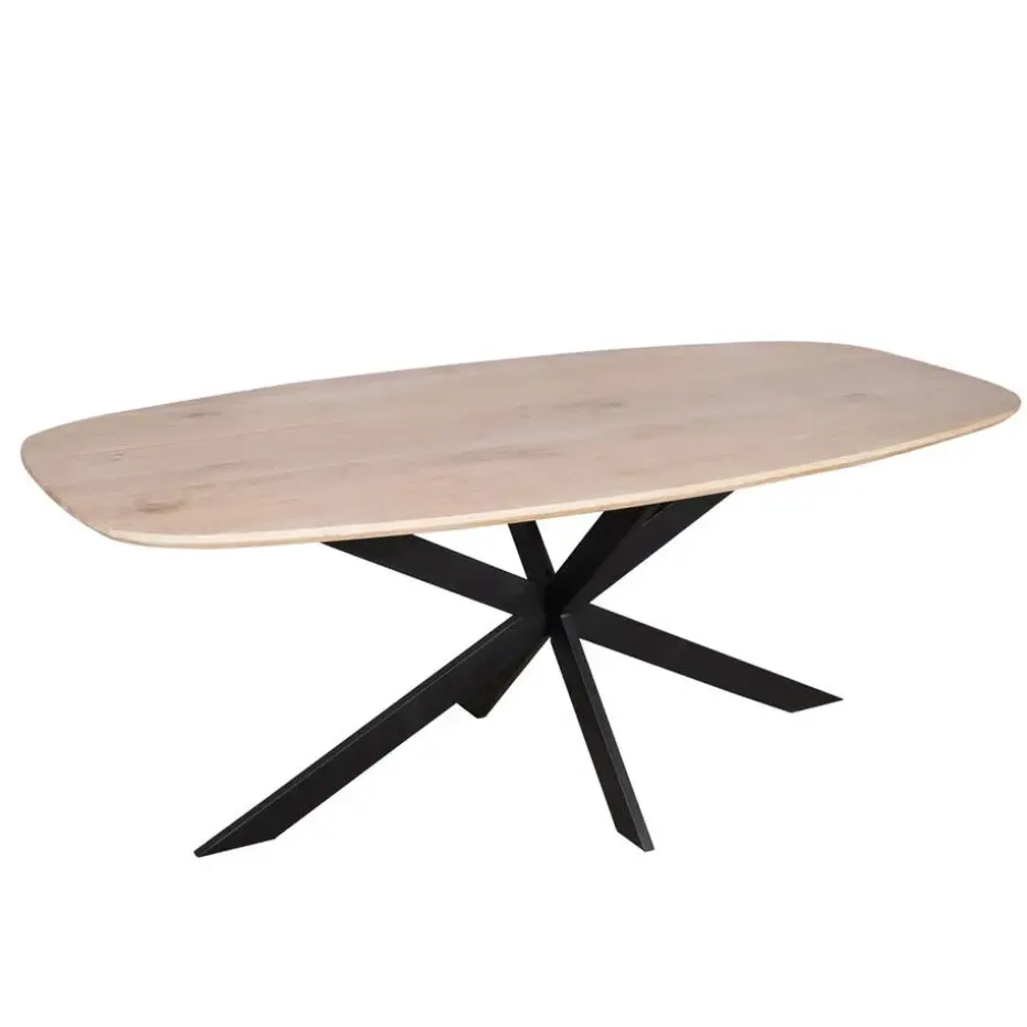 Eettafel Naturel Hout - 200x100x76cm - Ferris