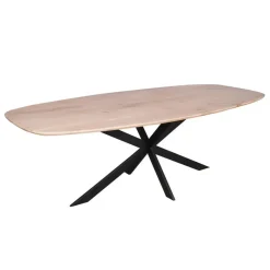 Eettafel Naturel Hout - 200x100x76cm - Ferris