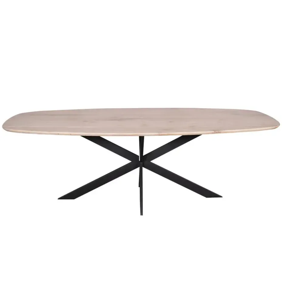 Eettafel Naturel Hout - 200x100x76cm - Ferris