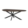 Eettafel Organisch Bruin Eikenhout - 210x98x76cm - Cloud