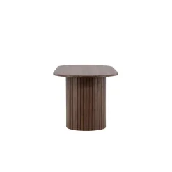 Eettafel Ovaal Bruin 200cm - Fineer - Scandinavisch - Tafel Härön