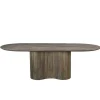 Eettafel Ovaal 240cm - Bruin - Hout - Eettafel Ava