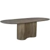 Eettafel Ovaal 200cm - Bruin - Hout - Eettafel Ava