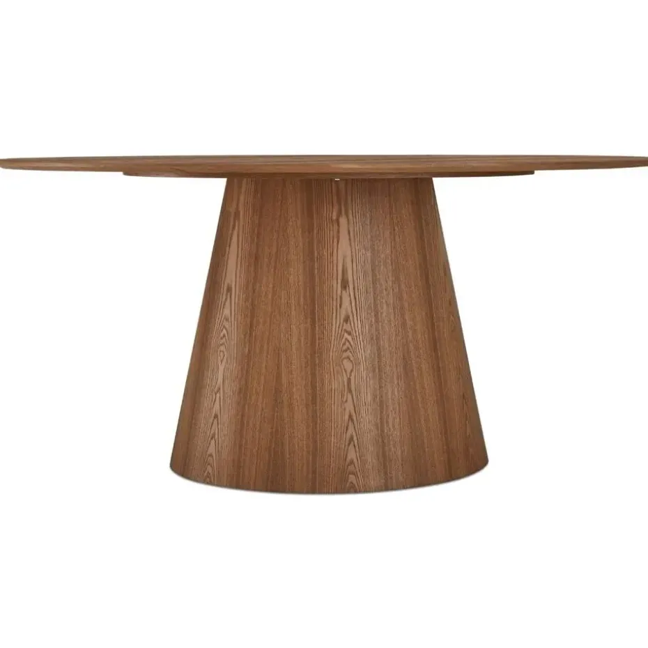 Eettafel Ovaal 160cm - Naturel Eikenhout - 4-6 Personen - Tango