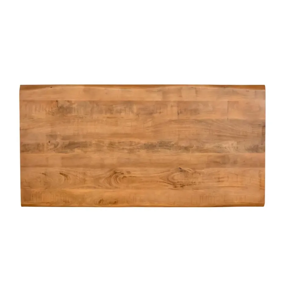 Eettafel Rechthoek Naturel Hout - 160x90x76cm - Denver