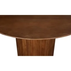 Eettafel Rond Ø120cm - Bruin Mangohout - Jaime