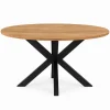 Eettafel Rond Naturel Hout - 140x140x77cm - Arlington