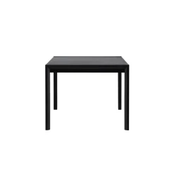Eettafel Uitschuifbaar - Zwart Eikenhout - 170x95x75cm - Slider
