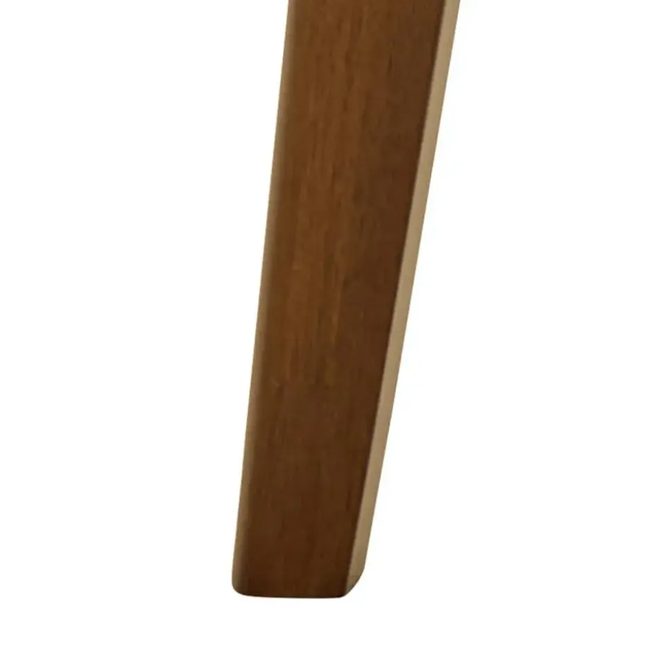 Eettafel Walnoot Rond - 105x105x76cm - Levi