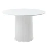 Eettafel Wit Eikenhout - Rond - Ø120x75cm - Nola