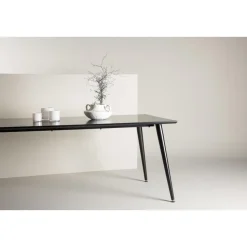 Eettafel Zwart Hout - 180x90x75cm - Dipp